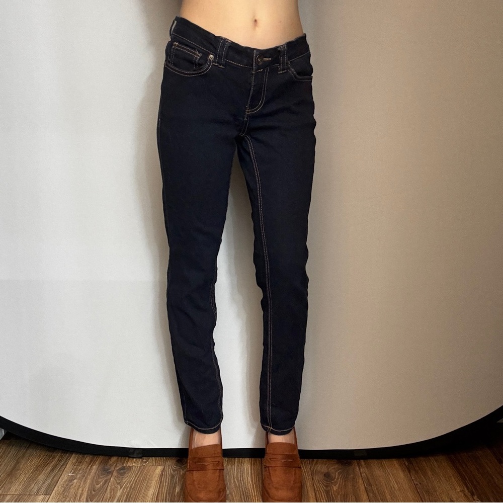 Paris Blues Jeans Women’s 5 29x28 Dark Wash Skinny Jeans